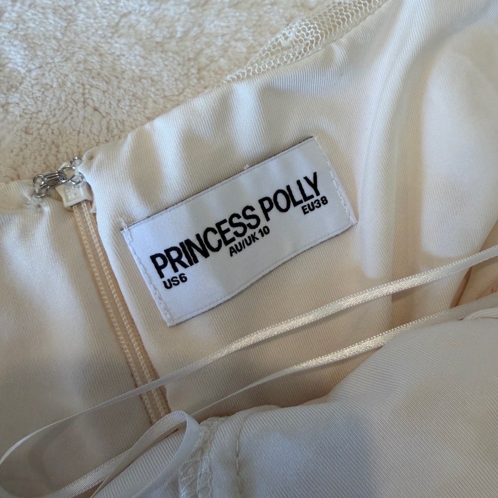 Princess Polly Cream Floral Mini Dress - Picture 8 of 10